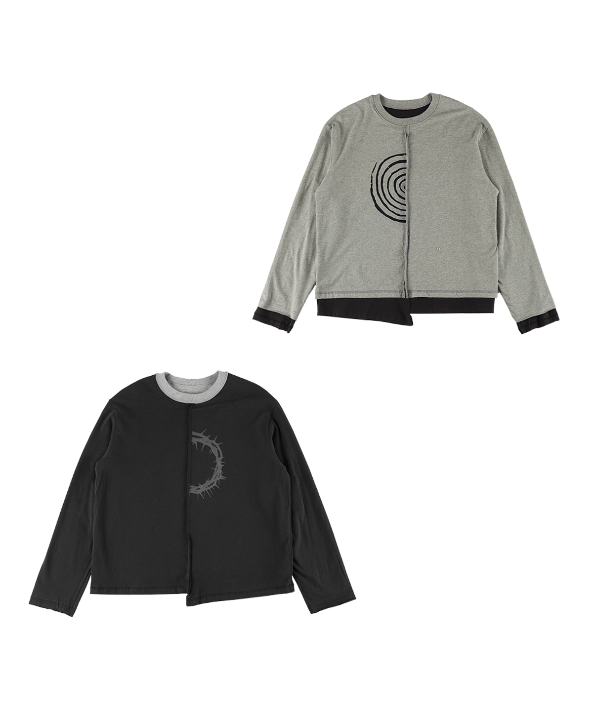 이알티알(ERTR) Reversible LS T-Shirt Black