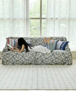 미니멀라인 지아트 소프티 발수 러그 먼지없는 극세사 미끄럼방지 사계절 거실 침실 카페트