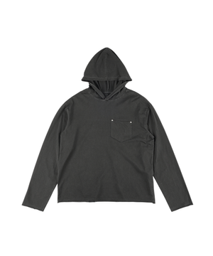 Pigment Pocket Hoodie Black