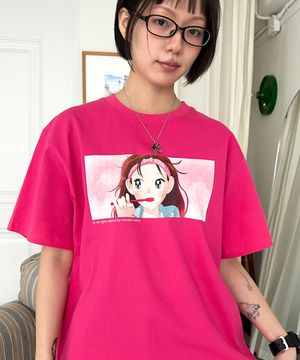SS-Good morning T-shirt [Pink]