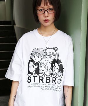 Strawberry EP3 Overfit T-shirt [White]