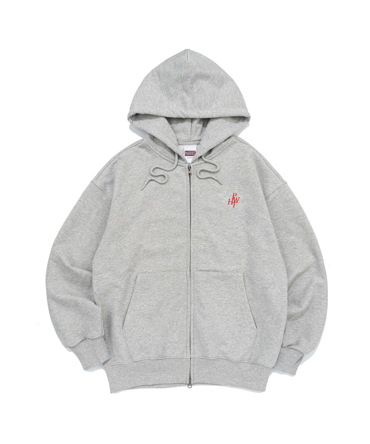 페이즈화이트(PHASEWHITE) [PHASE_0] KEY LOGO HOOD ZIP-UP_MELANGE / 8802026-HZ03