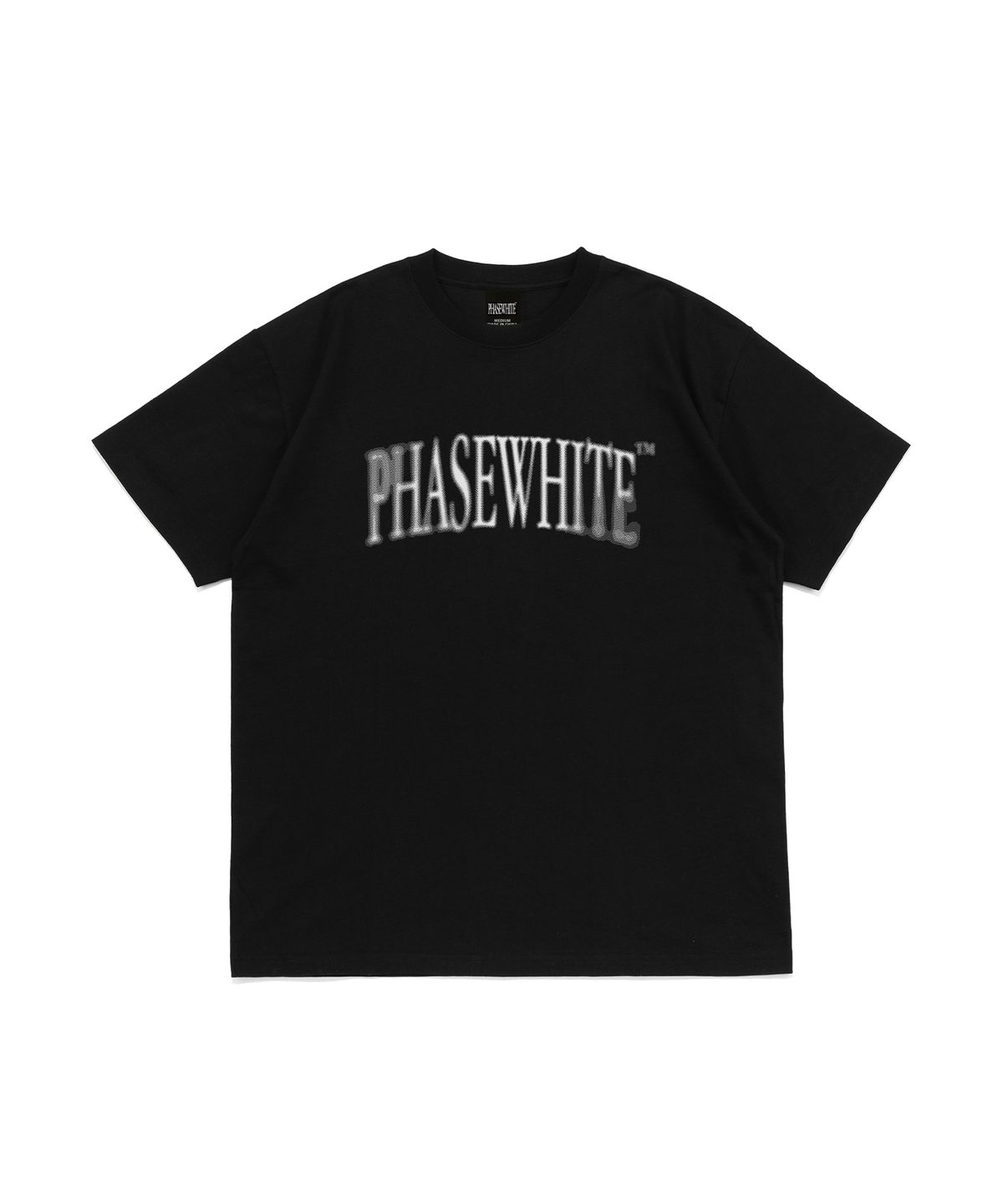 페이즈화이트(PHASEWHITE) [PHASE_0] BLUR DIVE LOGO TEE_BLACK / 8802026-ST05