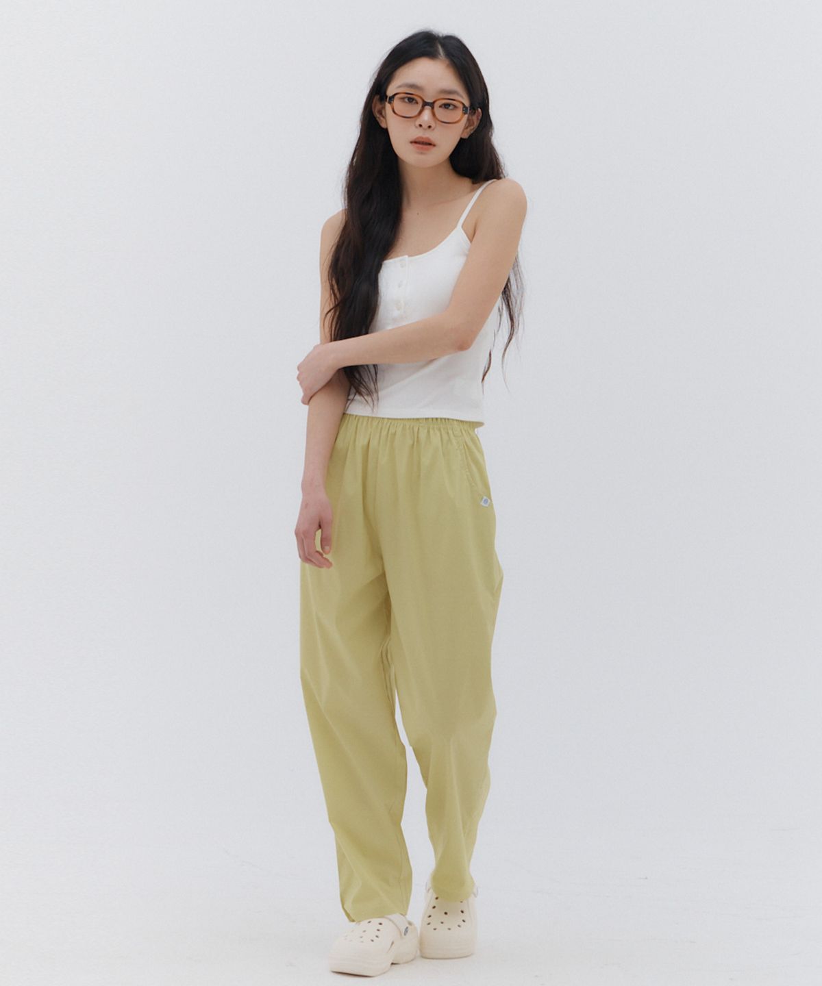 오프아워(OFFHOUR) 퓨어시트 라임샤워 긴바지
