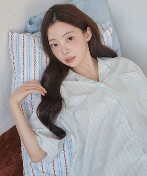 [곽민경 PICK] 타이드리듬 치즈폼 반팔 잠옷 세트