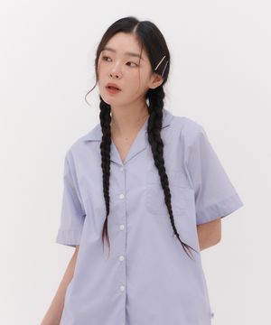 퓨어시트 타로밀크 반팔 잠옷 세트