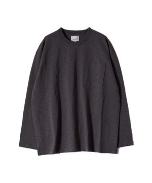 Lawrence Slub Pocket T-shirt Charcoal