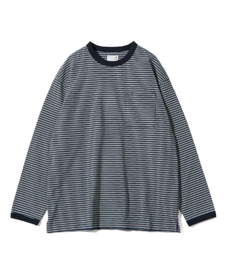 Powell Long Sleeve Stripe T-shirt Evergreen