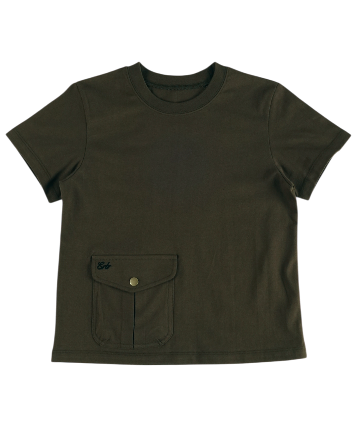 이알티알(ERTR) Utility Pocket T-Shirt Khaki
