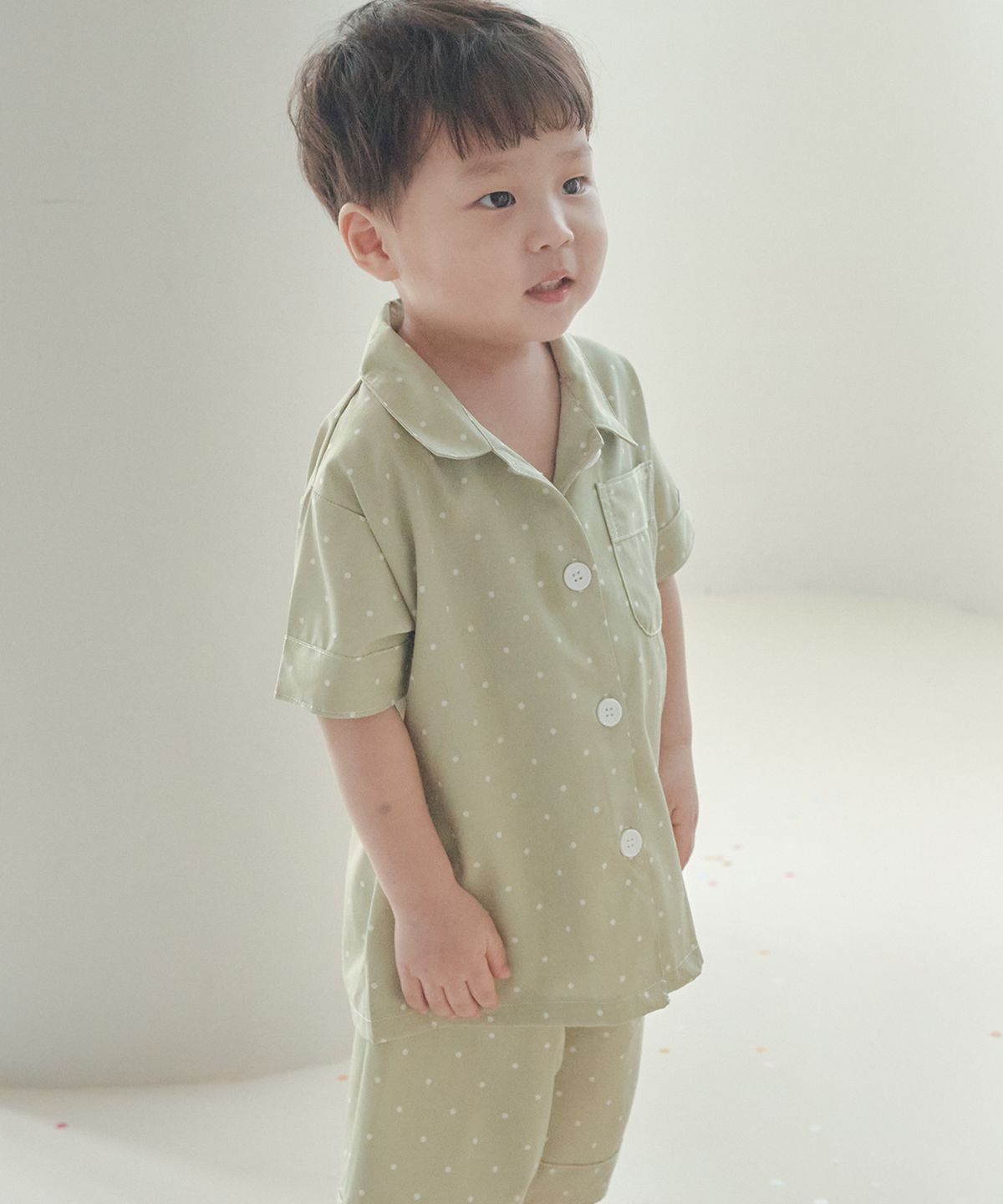 오프아워 키즈(OFFHOUR KIDS) 버블리파피 마차또 키즈 반팔 잠옷 세트