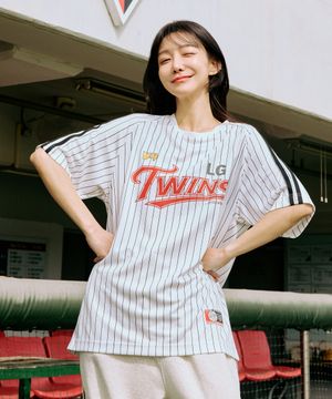 [LG트윈스x1993스튜디오] V4 트랙 져지 티셔츠_화이트