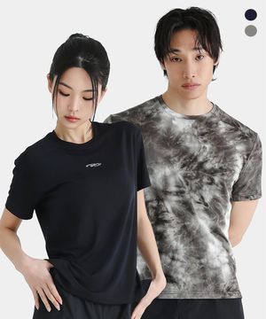 코튼라이크 스노우 러닝 숏슬리브