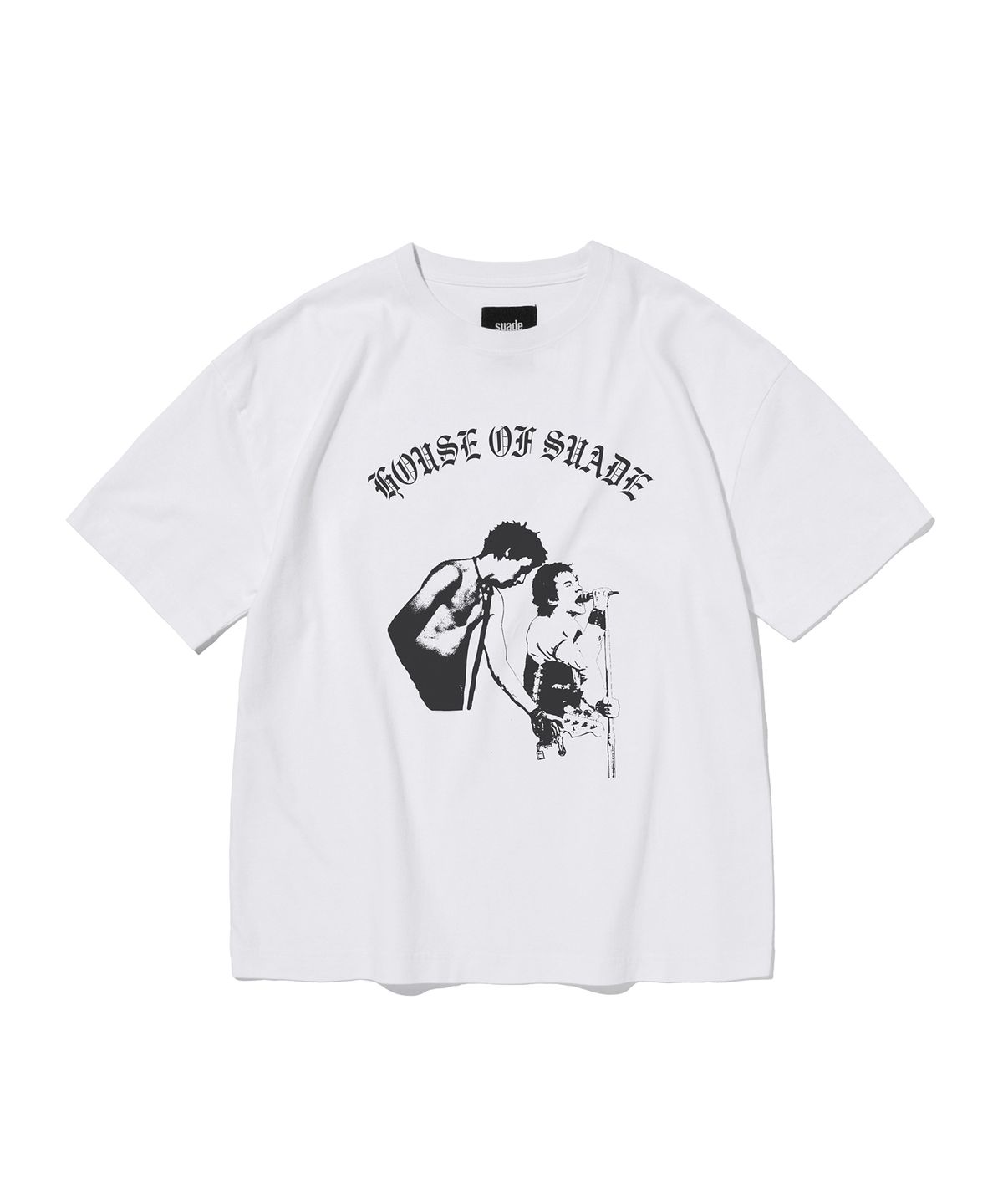 스웨이드(SUADE) ROCK CROPPED TEE [WHITE]