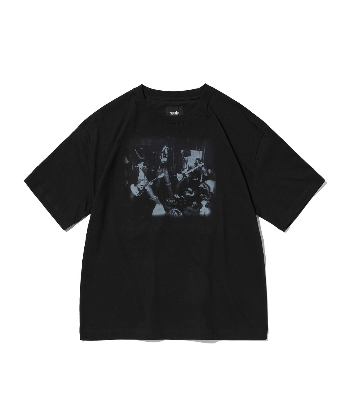 스웨이드(SUADE) PHOTO TEE [WASHING BLACK]
