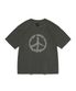 PEACE CROPPED TEE [PIGMENT BLACK]