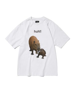 HUH!! CAPYBARA TEE [WHITE]