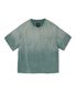POCKET CROPPED TEE [WASHING GREEN]