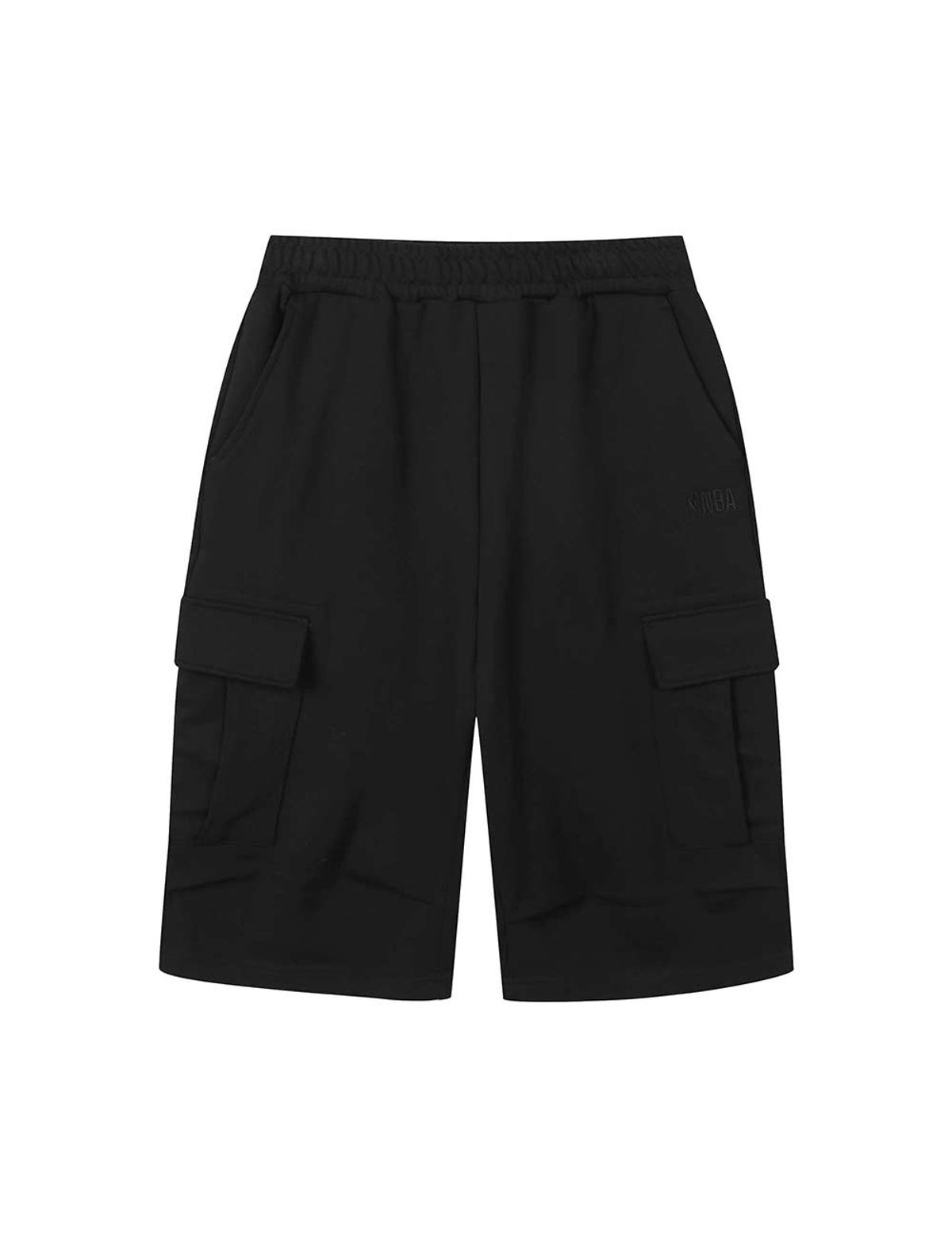 엔비에이(NBA) 카고 턱 버뮤다 스웨트 팬츠 블랙