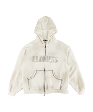 Harmless Hoodie Zip Up Off White