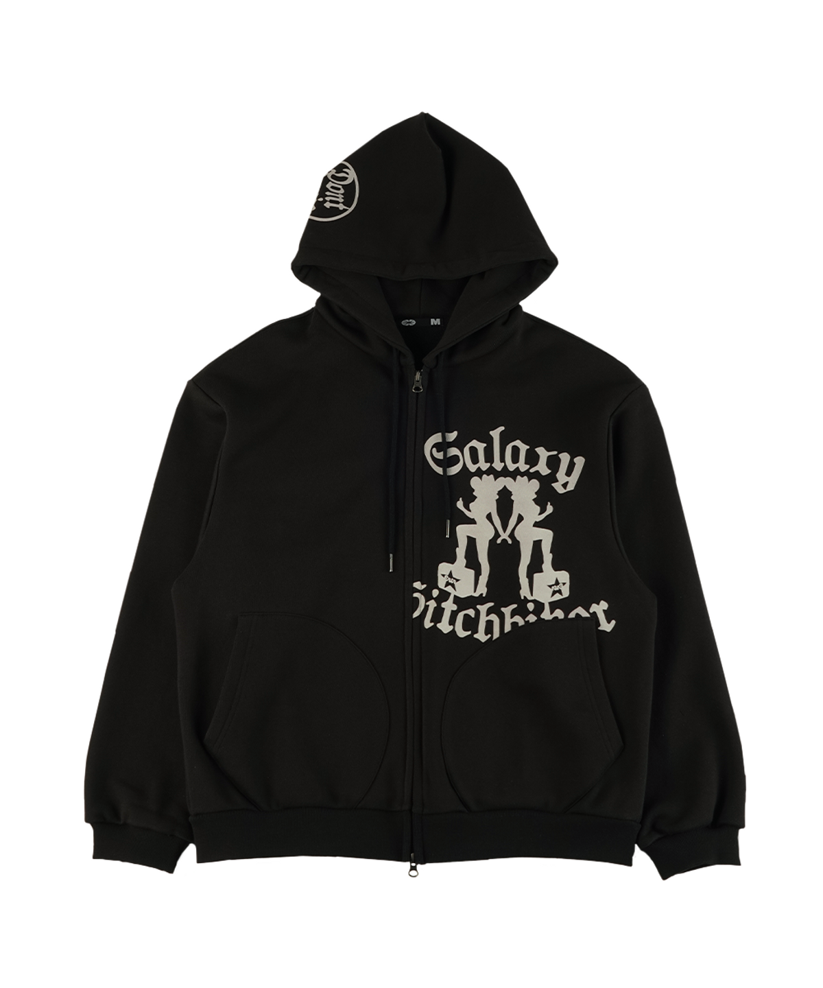 이알티알(ERTR) Galaxy Hitchhiker Hoodie Zip Up Black