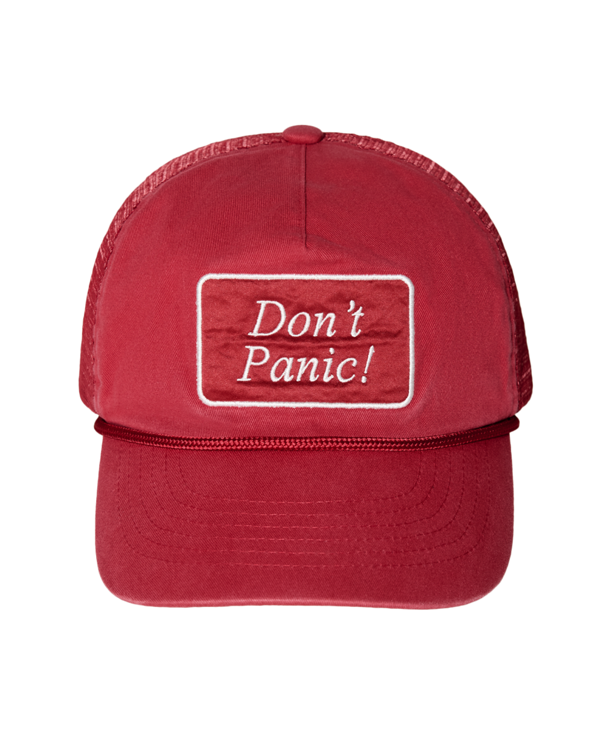 이알티알(ERTR) Dont Panic Trucker Cap Red
