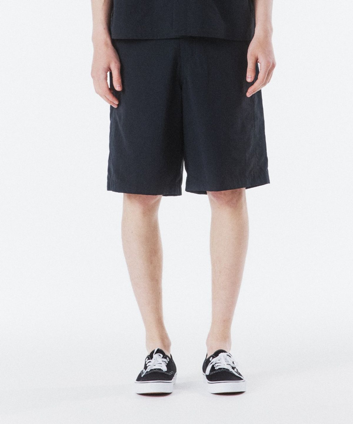 브롬톤 런던(BROMPTON LONDON) TASLAN SHORTS - BLACK (P262MHP182)