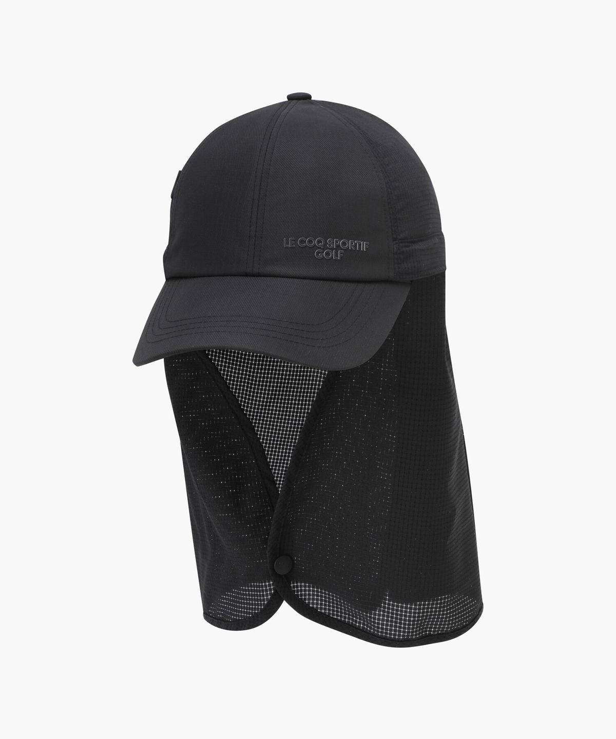 르꼬끄 골프(LECOQ GOLF) 남성 2WAY 썬가드 볼캡 _BLCK GR121MCP31