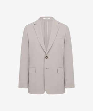 폴리 잔슬럽 캐주얼 셋업 자켓 (FMEAD4337)