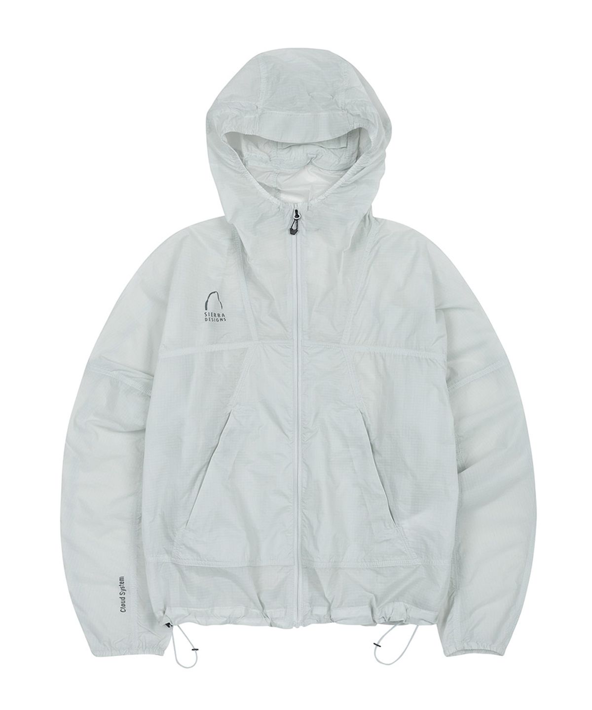 시에라디자인(SIERRA DESIGNS) W) 그랜드마더십(GRAND MOTHERSHIP) 경량 윈드쉘 자켓 LIGHT GREY