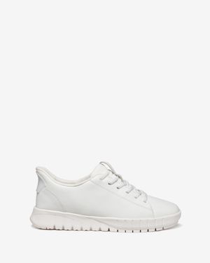 플렉스트라이드 플러스 여성 스니커즈-화이트