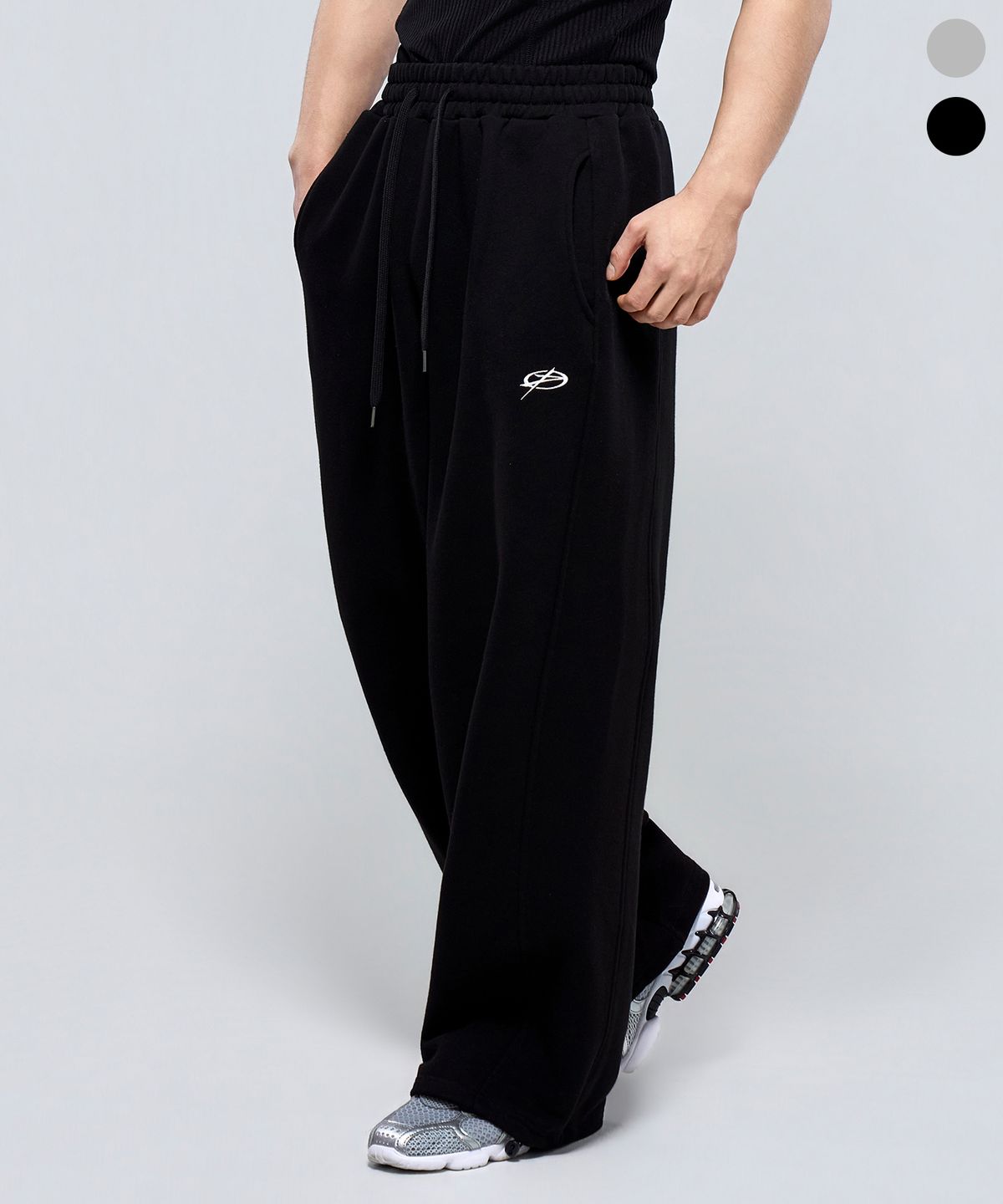 피지컬가먼츠(PHYSICAL GARMENTS) P2618_절개 스트레이트 팬츠 [2COLOR]