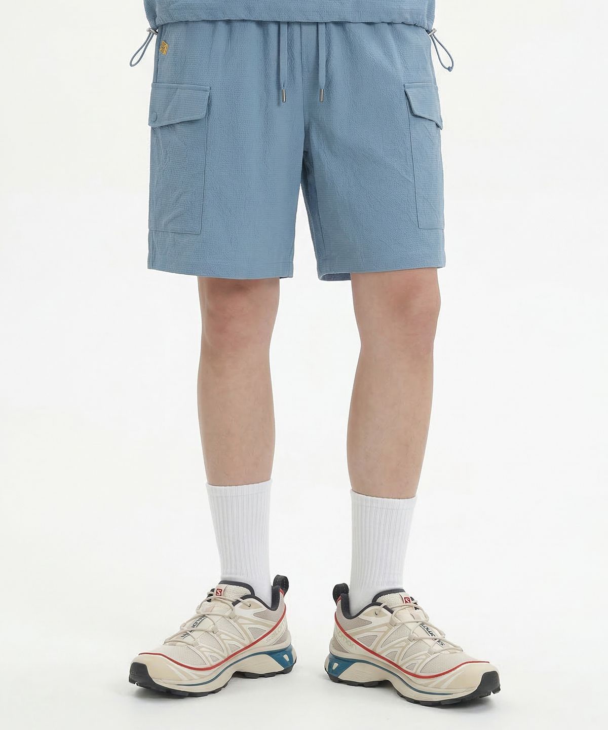 코브마스터(COBMASTER) BRITISH SEERSUKER SHORTS [SKY BLUE]