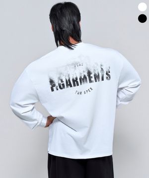 P2624 스모크 오버핏 긴팔[2COLOR]