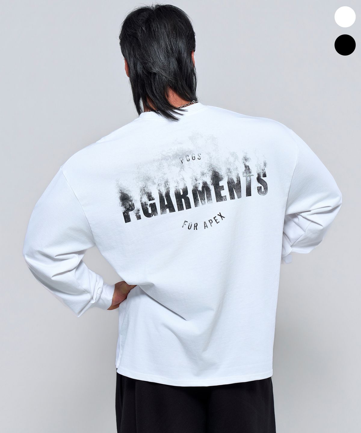 피지컬가먼츠(PHYSICAL GARMENTS) P2624 스모크 오버핏 긴팔[2COLOR]