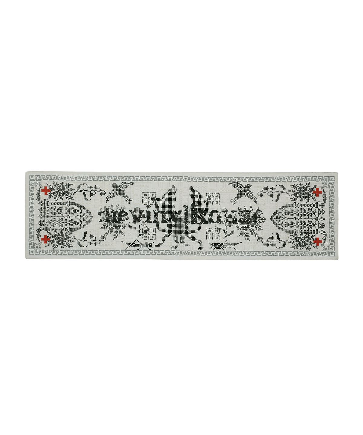 더바이닐하우스(THEVINYLHOUSE) BANDANA HAIR SCARF CREAM