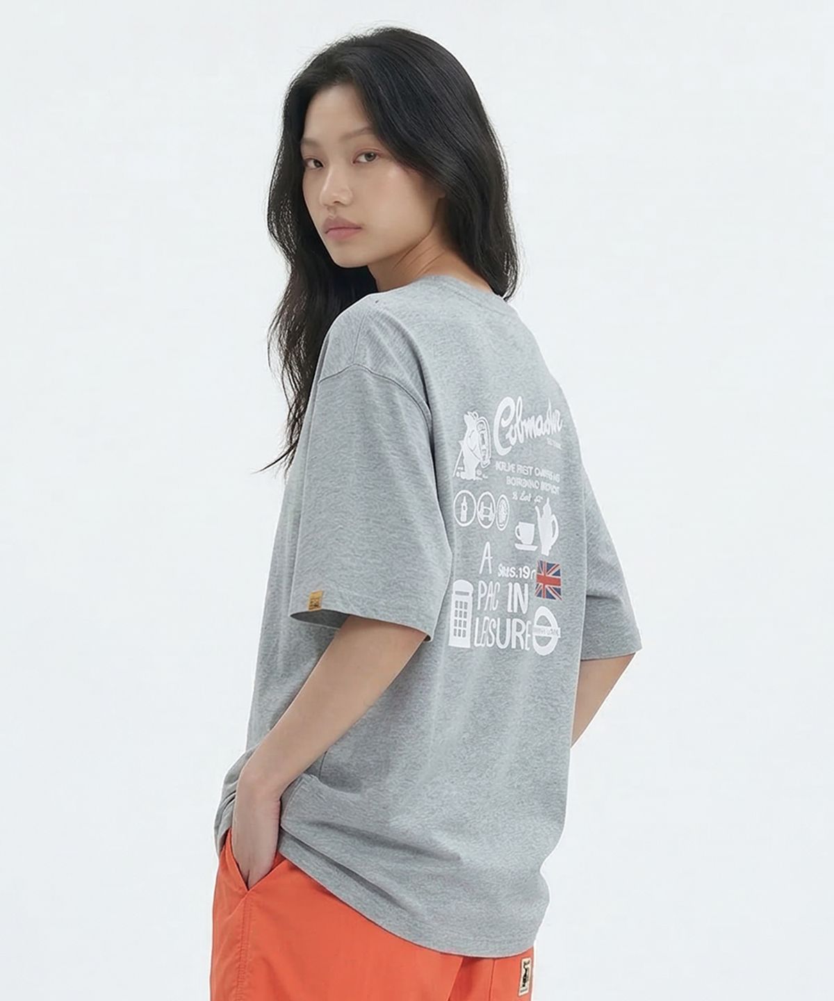코브마스터(COBMASTER) BRITISH LOGO T-SHIRT [MELANGE]