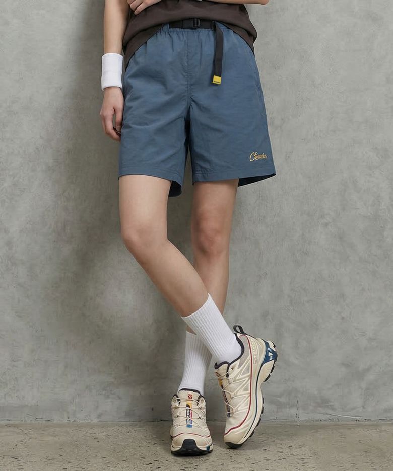 SIGNATURE PACKABLE NYLON SHORTS [DEEP BLUE]