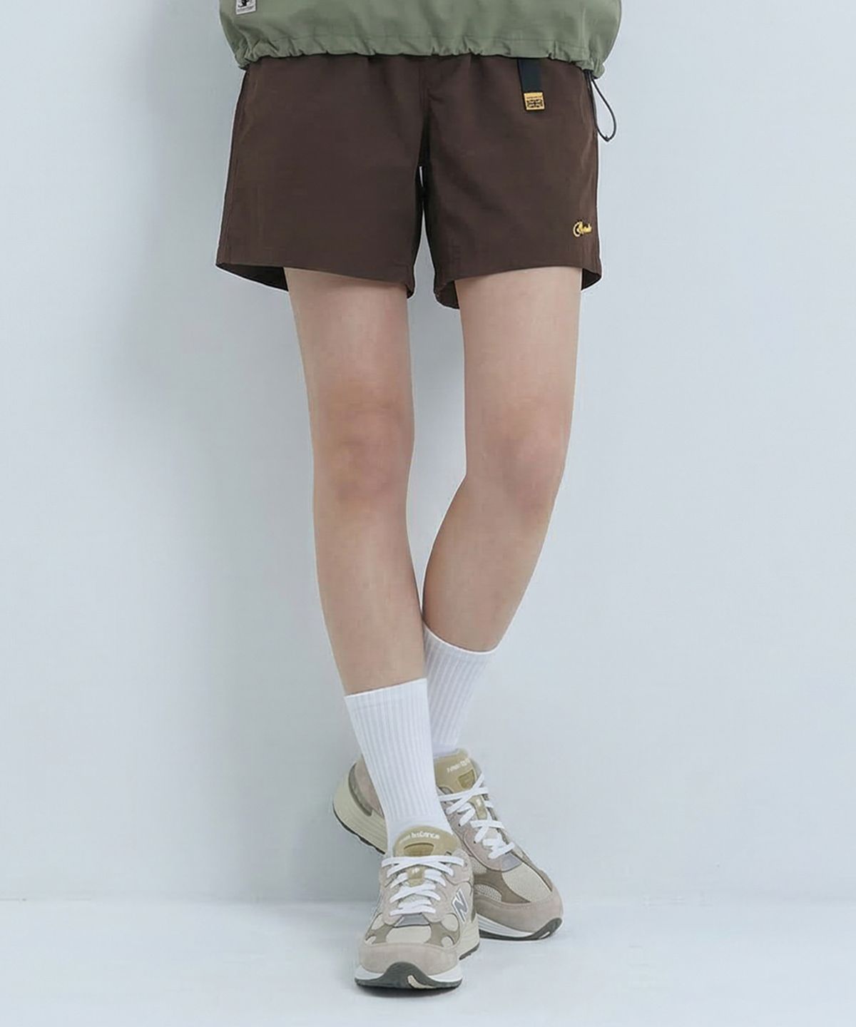 코브마스터(COBMASTER) SIGNATURE PACKABLE NYLON SHORTS [BROWN]