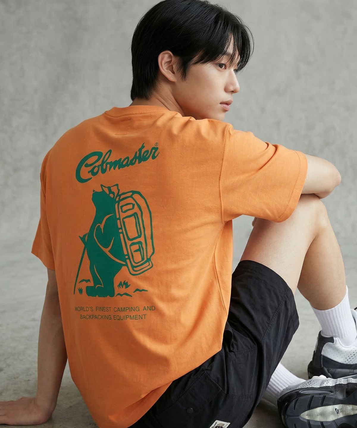 코브마스터(COBMASTER) SIGNATURE BIG LOGO T-SHIRT [ORANGE]
