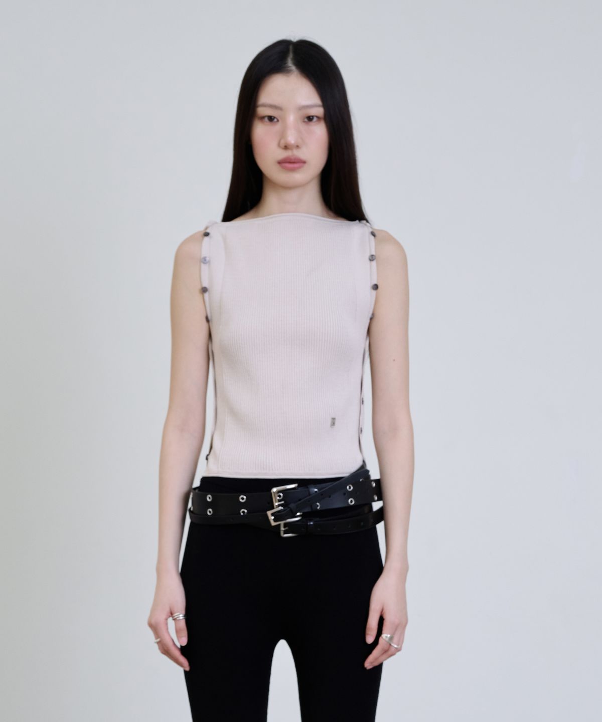 더애틋(THE AÉTUT) Paper Cotton Layered Button Top_Beige