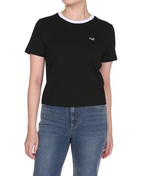 여성 스몰로고 크롭 반팔티 RP2K04C5