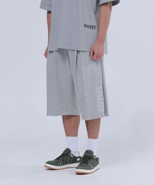 코튼 투턱 와이드 버뮤다 팬츠 (2color)