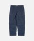 WASHED COTTON ZIP CARGO PANTS _ NAVY