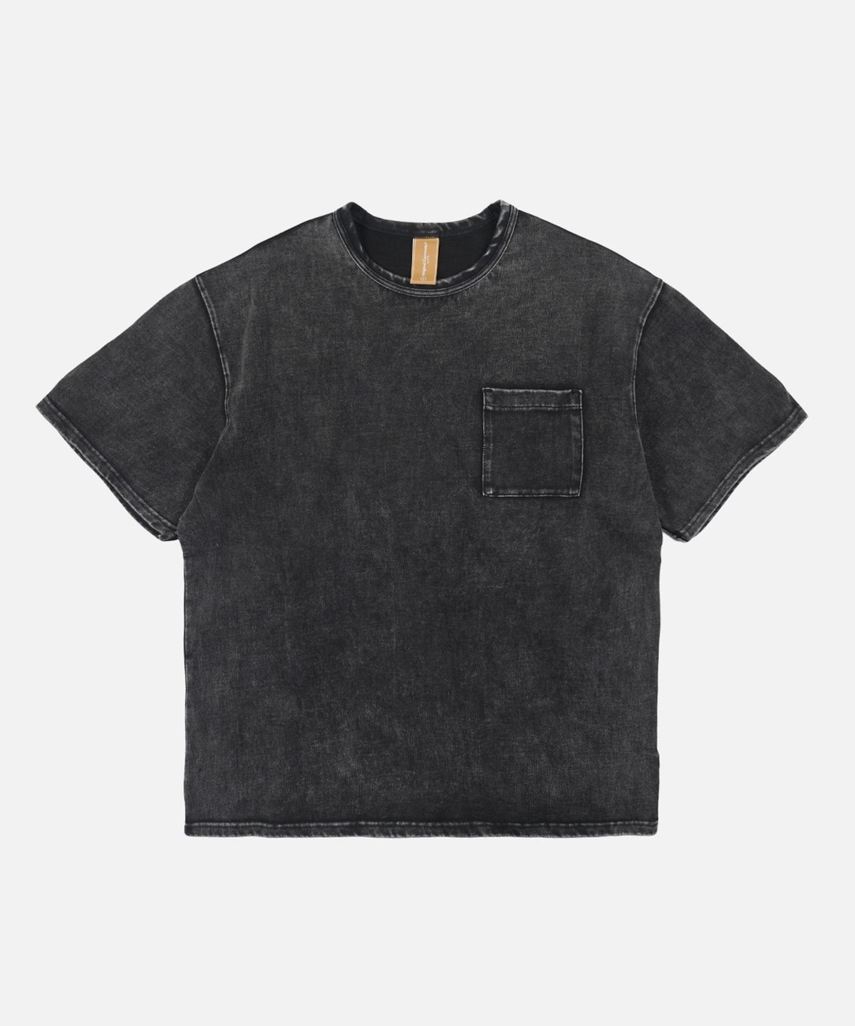 프리즘웍스(FRIZMWORKS) OG STONE WASHED POCKET TEE _ BLACK