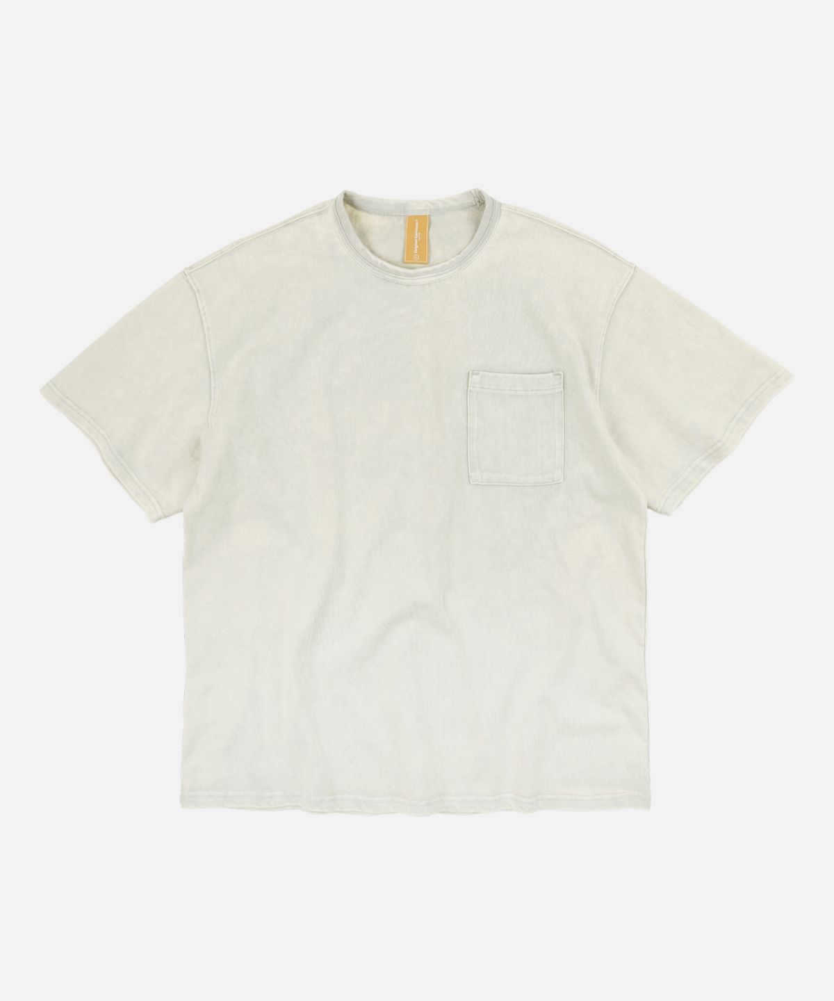 프리즘웍스(FRIZMWORKS) OG STONE WASHED POCKET TEE _ LIGHT GRAY