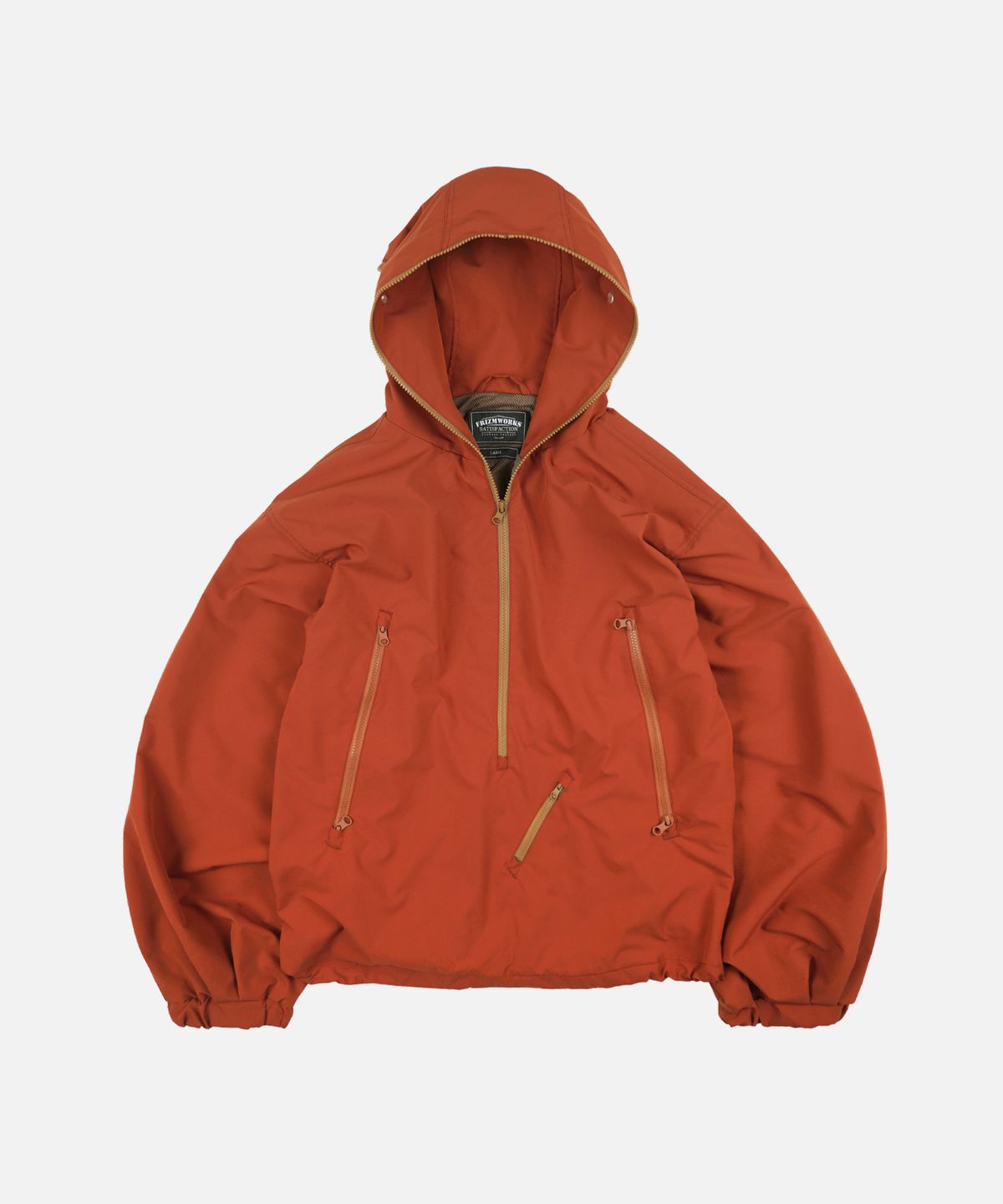 프리즘웍스(FRIZMWORKS) MICRO RIPSTOP ANORAK _ BRICK