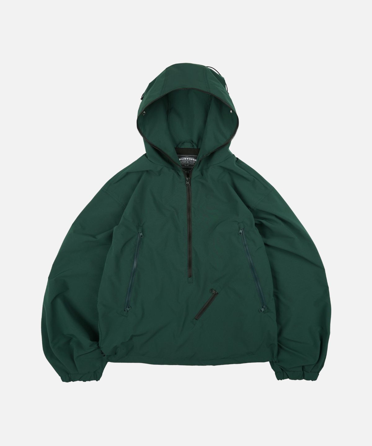 프리즘웍스(FRIZMWORKS) MICRO RIPSTOP ANORAK _ DARK GREEN