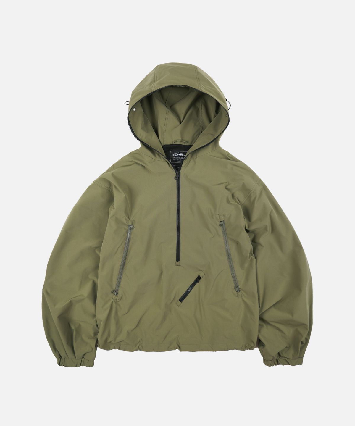 프리즘웍스(FRIZMWORKS) MICRO RIPSTOP ANORAK _ LIGHT OLIVE