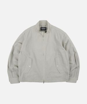 CHECK BUDDY HARRINGTON JACKET _ SKY BLUE