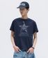 CRACKED STAR HALF T NAVY